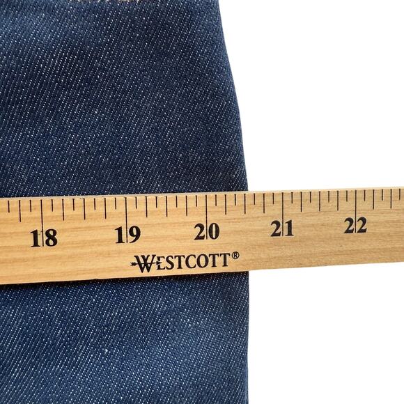VTG Wranglers 70s Jeans Mens 38x30 Blue Denim Dark Wash Straight leg Western - Picture 5 of 9